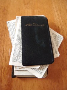 Dad's Bible Portrait